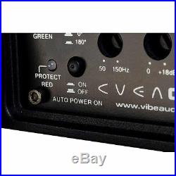 Vibe CVENC8-V Compact 8 Active Underseat Slim Sub Subwoofer Enclosure Bass 240w