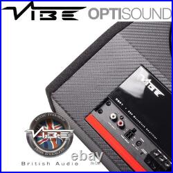 Vibe OPTISOUNDAUTO10A-V4 10 900 Watts DSP Amplified Underseat Car Sub