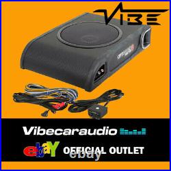 Vibe Optisound 8 8 Active Underseat Subwoofer Amplified Bass Box inc wiring kit