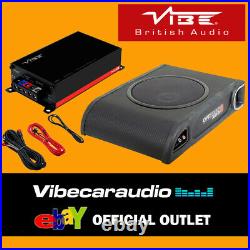 Vibe Optisound 8 Passive Underseat Subwoofer Amplifier Bass Package Deal 900W