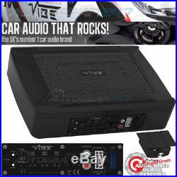 Vibe Pulse C8 Car Van Under Seat Compact Bass Active Amplified Subwoofer +Remote
