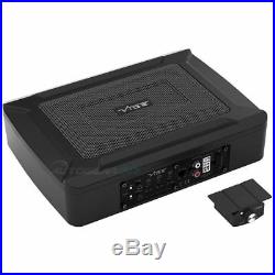 Vibe Pulse C8 Car Van Under Seat Compact Bass Active Amplified Subwoofer +Remote