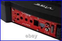 Vibe Slick 10 Underseat Active Amplified Subwoofer Bass Enclosure SLICKC10A +CP