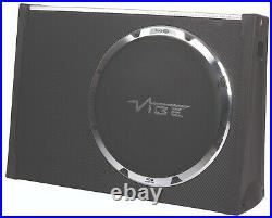 Vibe Sub & Amp package Slim fit BlackairT12S and Micro 400.1 + wiring kit 900w