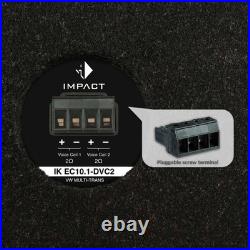 Vw T5/t6 600w Helix Ik Ec10.1-dvc2 Underseat Sub + Vibe Amp And Wiring Kit